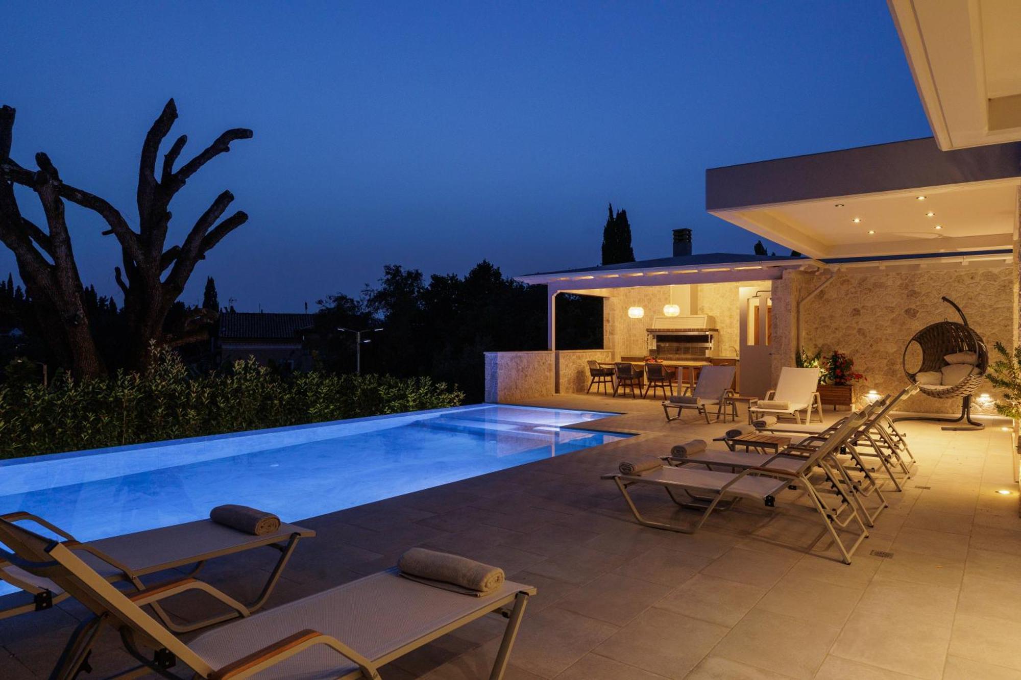 My Mediterranean Corfu Luxury Villa With Private Swimming Pool Kontokali Ngoại thất bức ảnh